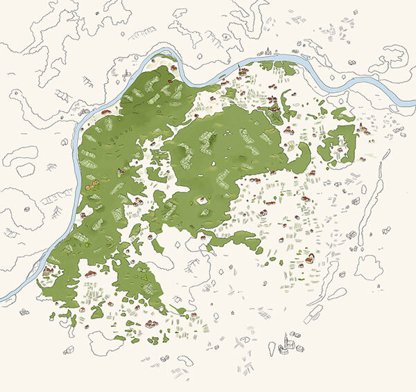 Karte Dunkelsteinerwald